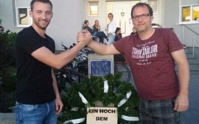 Ehrenkranz für unseren Obmann!